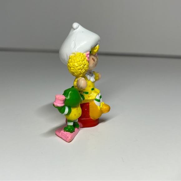 Vintage Strawberry Shortcake Mini PVC Figure 80s Lemon Meringue Deluxe Frog - Picture 6 of 9